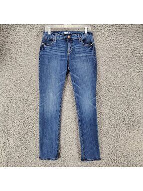 Old Navy Jeans Womens 6 Blue Stretch Denim Curvy Straight